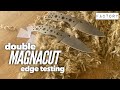 CPM Magnacut - Double Spyderco Mule MT35 (Edge Retention - Factory)