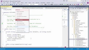DevExpress CodeRush: Convert To Procedure