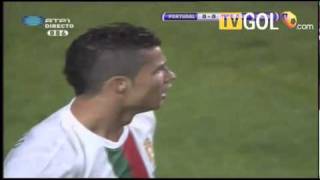 Cristiano Ronaldo rages at Nani's Mistake