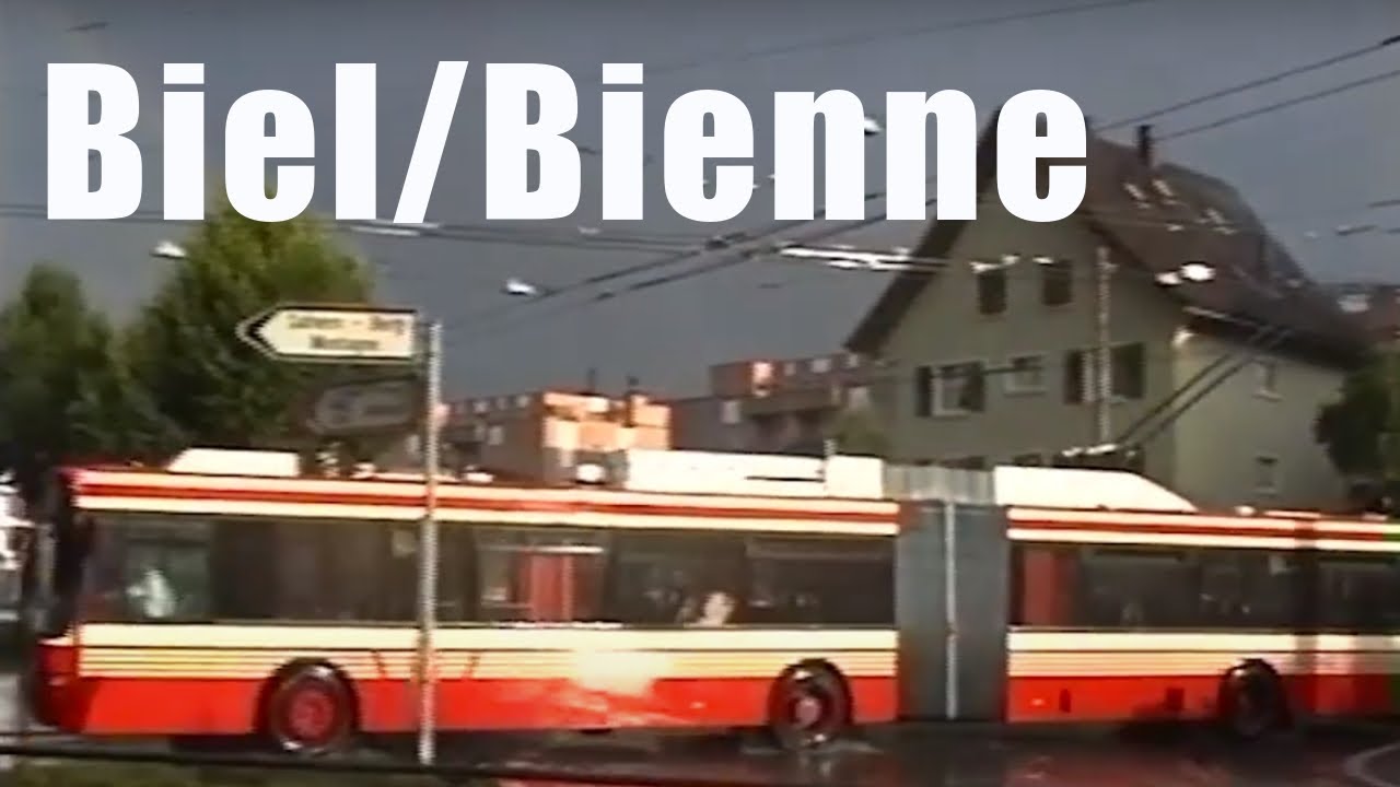 Trolleybuses in Biel/Bienne 1999