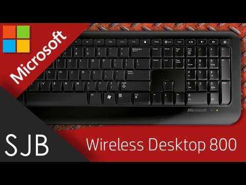 Microsoft Wireless Desktop 800 Keyboard - Unboxing, set-up  and Review