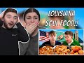 British Couple Reacts to Brits try Louisiana Soul food for the first time!