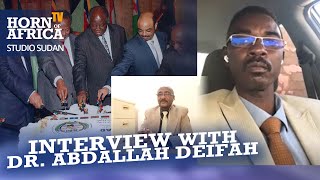 HoA TV Sudan - السودان بلد مائة اتفاق سلام لم ير النور  Interview with Dr. Abdallah Deifah