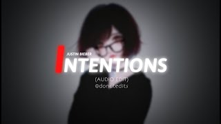 Justin Bieber Intentions - Edit Audio