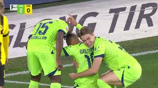 VFL Wolfsburg 2 - 0 Borussia Dortmund (Bundesliga 2022 - 2023 Matchday 14 Highlights)