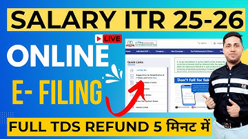 How to File ITR For Salary Person | ITR Filing for Salaried Employees | Fill ITR For Salaried Person
