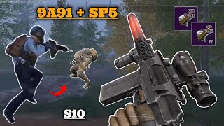 9A91 + SP5 | Amazing !!! New Weapon in Season 10 Can Wipe Out 1 Team | Arena Breakout