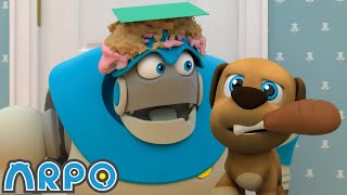 puppy mischief birthday disaster arpo the robot funny kids cartoons kids tv full episodes