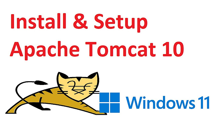 How to install and setup tomcat 10 web server in Windows 11 complete guide step by step