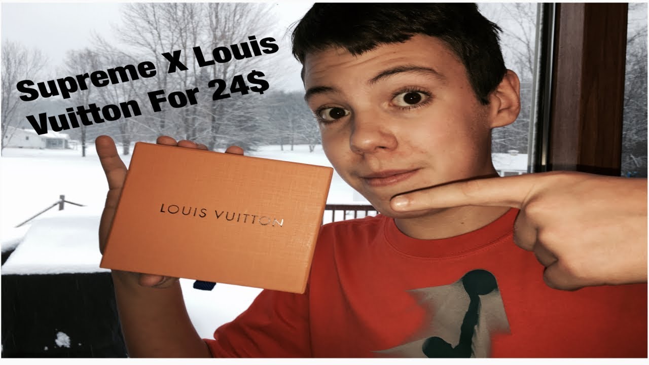 I Got A Supreme X Louis Vuitton Wallet For 24$ Ioffer Review! Insane Replica!! - YouTube