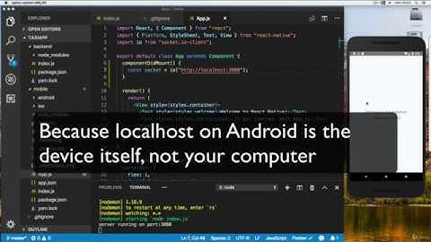 Building a simple chat app in React Native and Socket.io