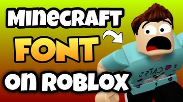 How To Get MINECRAFT Font in Roblox Mobile (New Method) || Minecraft Roblox Font Generator!