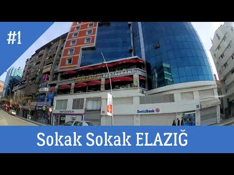 Sokak Sokak Elazığ - Şehit İlhanlar Caddesi. Turkey is also a city of Elazig. street tour.