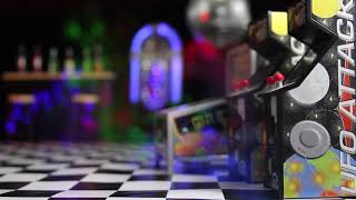 Vintage Jukebox and Arcade Games in Diner Relaxation Video