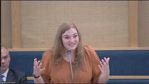 Alyssa Horne gives her Homecoming Talk
