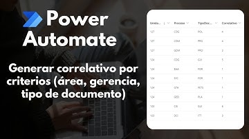 Power Automate - 08. Generar correlativo por área cuando se crea un elemento en una lista SharePoint