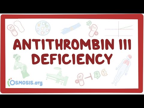 Video: Antithrombin III Mensch - Gebrauchsanweisung, Indikationen, Dosierungen, Analoga