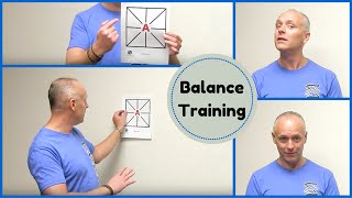 Balance exercise and training. Improve your balance with VOR drills.