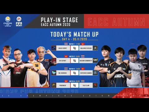 [Trực tiếp] Vòng Khởi Động (Day 4) EACC Autumn 2020 - FIFA Online 4