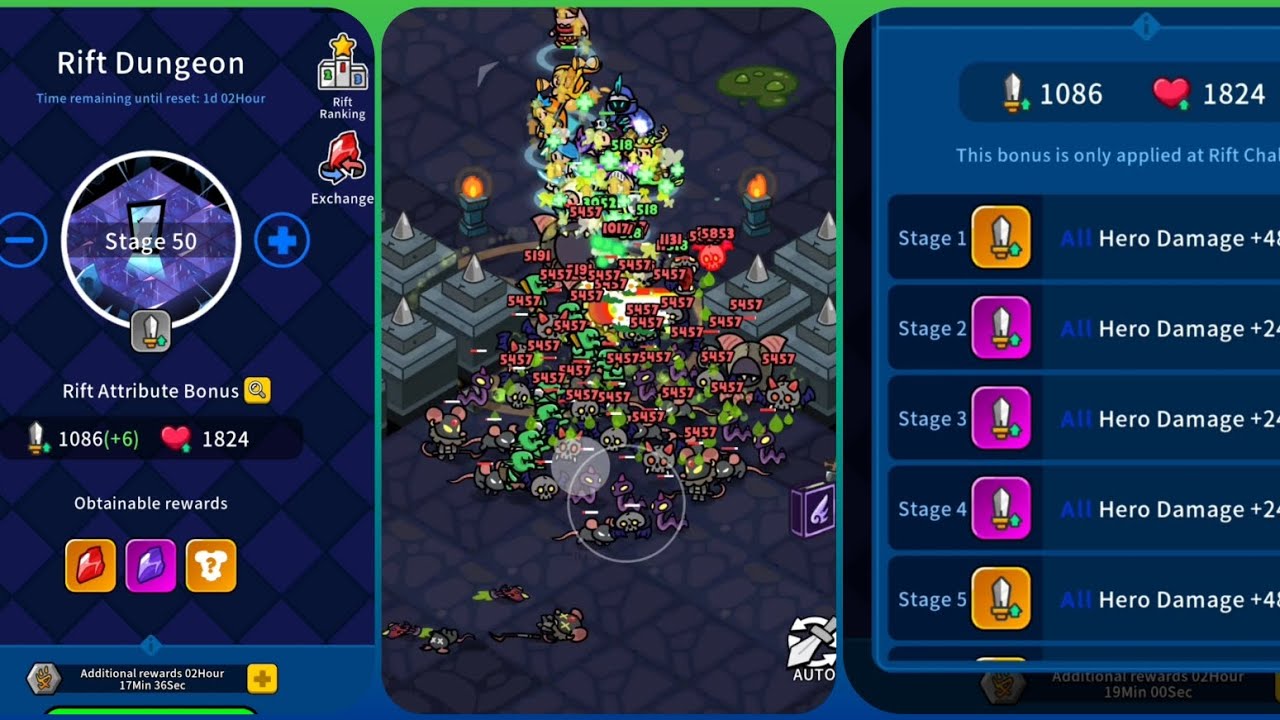 Rumble Heroes: Rift 50. Продвинутый минигайд по высоким рифтам.