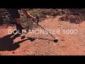 Gold Monster 1000 compared with SDC2300 and GPZ7000 in Western Australian mineralised soil.