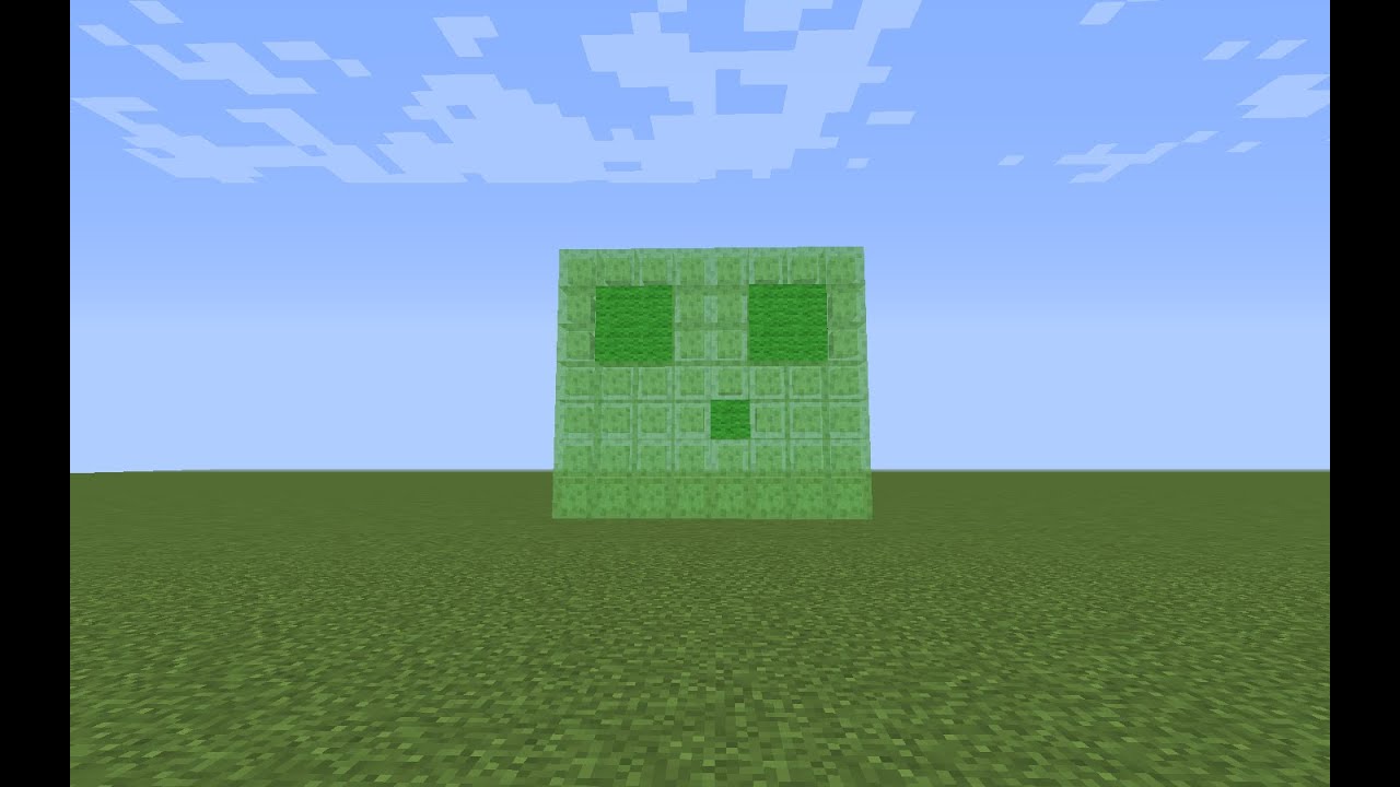 Como hacer bloque de slime (slime block) minecraft - YouTube