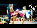 เรมินะREMINA(Blue)! Birthday fight! 8years old !【ムエタイ】Muay Thai fight!