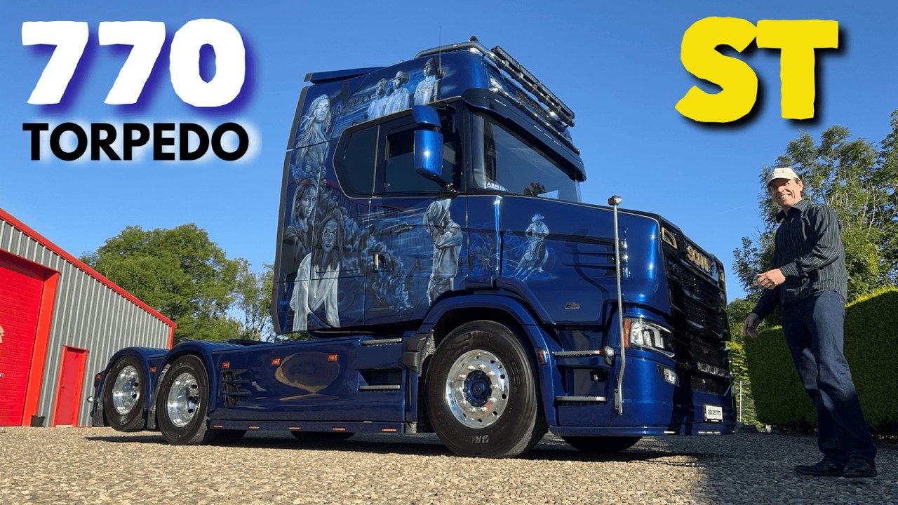 SCANIA 770 ST Vlastuin Torpedo V8 Custom Work in Detail