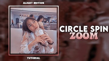 Alight Motion Tutorial | Mask Circle Spin + Fakezoom | For beginners