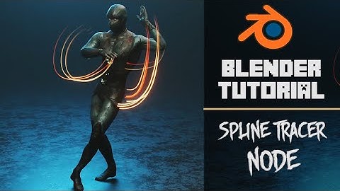 Blender Tutorial Spline Tracer node for Animation nodes