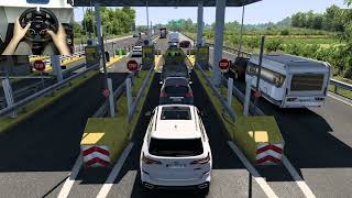 BMW-X5 ETS2 1.54 Bus mods | Euro Truck Simulator2 | Steering Wheel | Gameplay screenshot 2