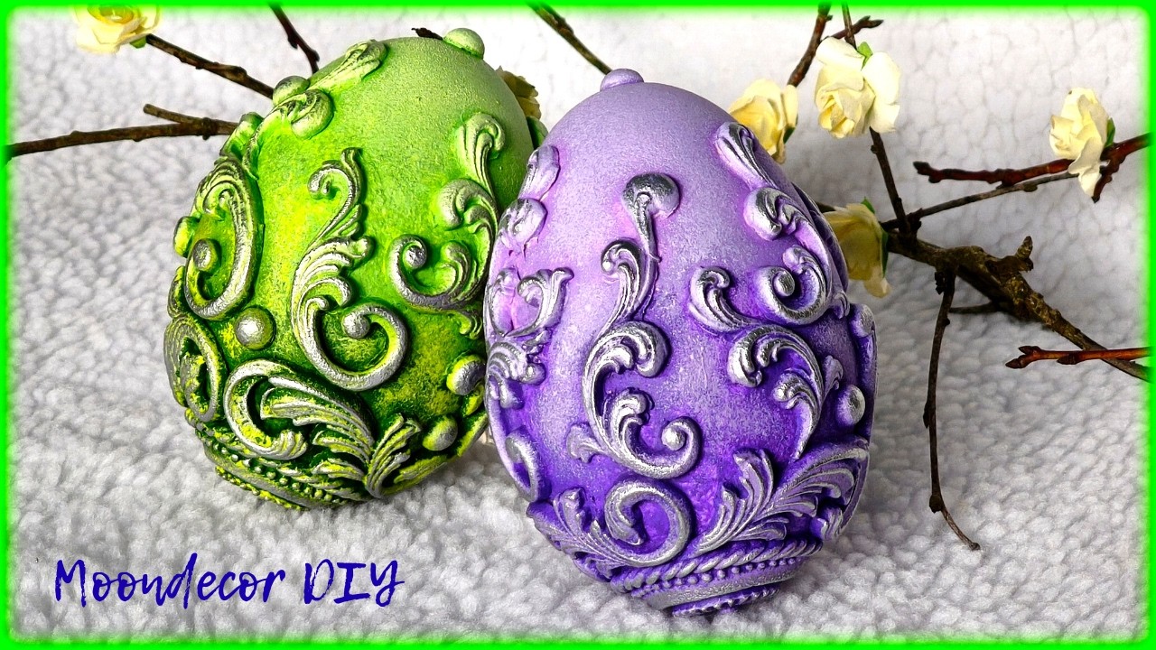 How to Decorate Goose Eggshells with Ornamental Designs. Wielkanocne pisanki. DIY.