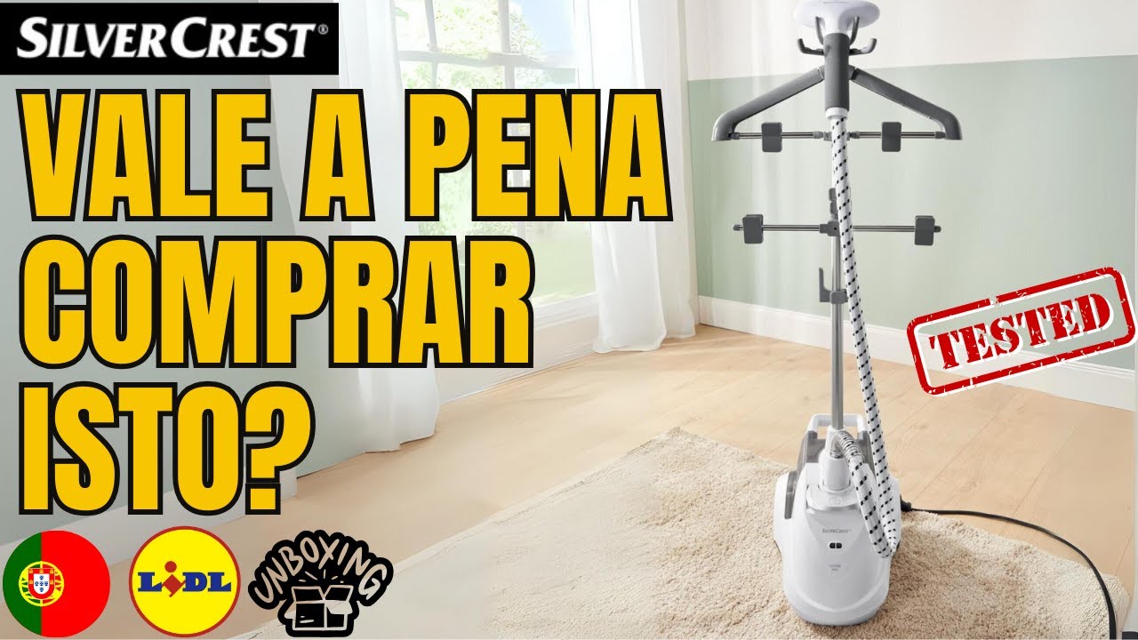 SISTEMA DE ENGOMAR A VAPOR SilverCrest SDGS 1630 B1  PORTUGAL PORTUGUÊS LIDL