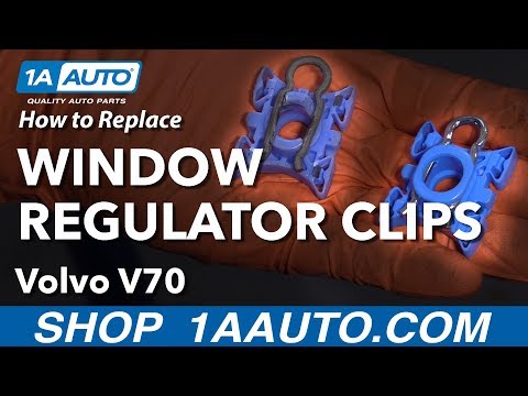 How to Replace Window Regulator Sliding Pivot Clip 01-07 Volvo V70
