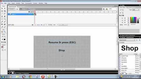 Flash AS2 (How to make a rpg game) Part 8 Shop