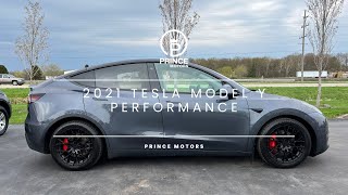 2021 Tesla Model Y Performance Walk-around! by Prince Motors 286 views 1 year ago 2 minutes, 8 seconds