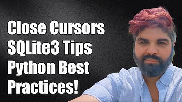 Why You Should Always Close Cursors in SQLite3 with Python: Best Practices