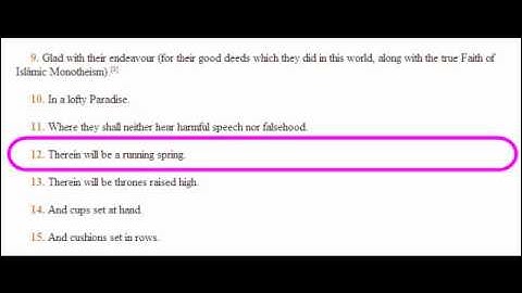 القرآن مع ترجمة إنجليزي سورة الغاشية Quran Translation Chapter88