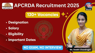 APCRDA Recruitment 2025 | Assistant Engineer, Executive Engineer & More | Apply Now!