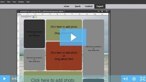 How to Use Drag and Drop Templates in Photoshop Elements