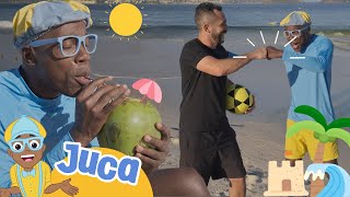 Juca na praia do Rio de Janeiro 🏄 Amigos do Blippi | Vídeos Educativos para Crianças