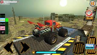 Monster Bus Destruction Grand Finale / 4x4 Truck Stunt Games / Android Gameplay Video #3 screenshot 4