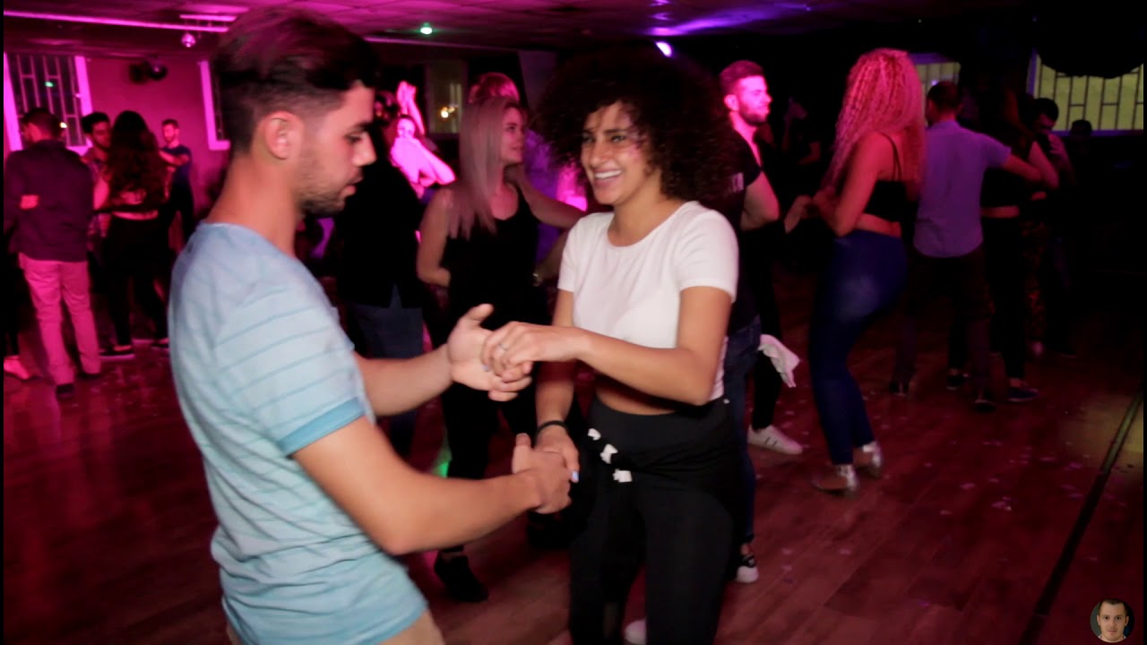 Social Dances In The Club @Sensual bachata dance [We Were Two(היינו שניים)]  - YouTube