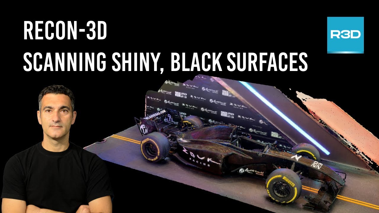 Scanner Csi Recon 3D - Scanning Black Shiny Surfaces | 3D scanning app | 3D Scanner ...