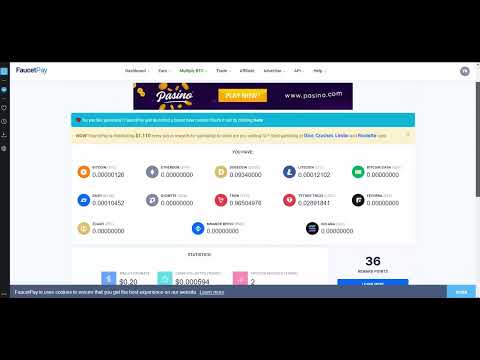 faucetpay.io  მიკრო საფულის  განხილვა