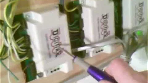 Wiring of the layout with Digitrax DCC and the DS64