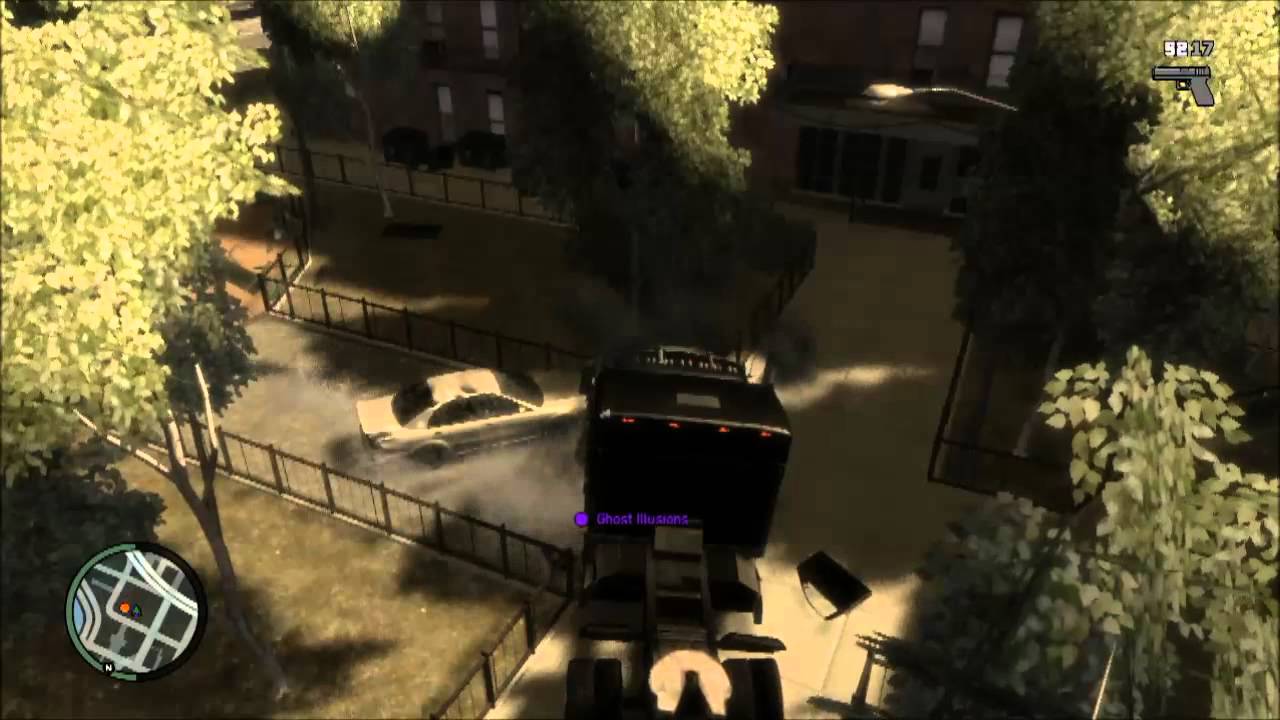 Grand Theft Auto 4 Semi Truck Swing Set Launching. YouTube