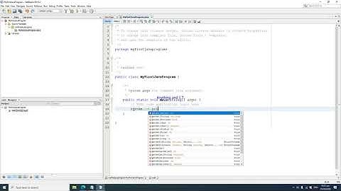 Java Video 2 My First Java Program
