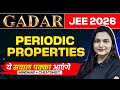 PERIODIC TABLE - THEORY + PYQs  + MINDMAP | JEE 2026 (JANUARY ATTEMPT) | GADAR 2026 | SHILPI MAM