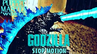 PMW | Godzilla Atomic Breath Stop Motion Test 2
